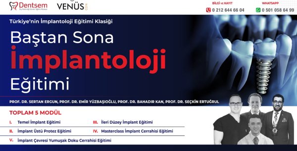 Baştan Sona İmplantoloji Eğitimi 